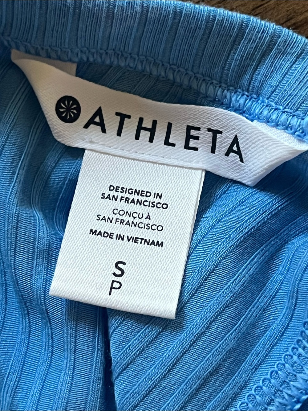Athleta Ribbed Racerback Tank Top, Size Small - Picture 3 of 6